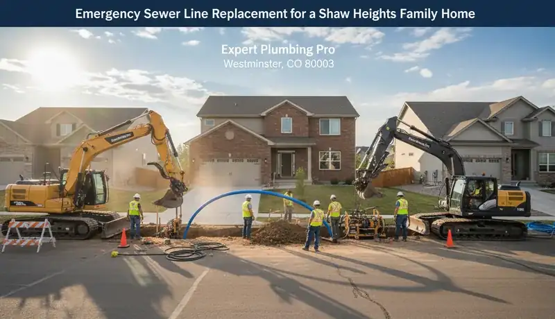 Expert Plumbing Pro - emergency-sewer-line-replacement-for-a-shaw-heights-family-home